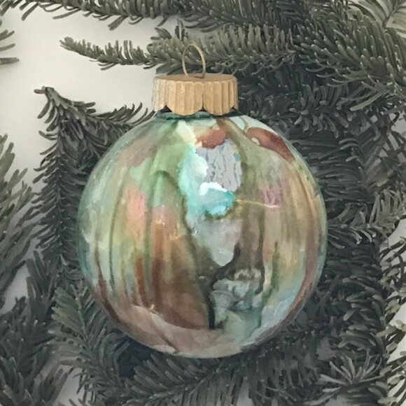 Stevi Belle Other - Modern Hand Painted Shatterproof Ornament